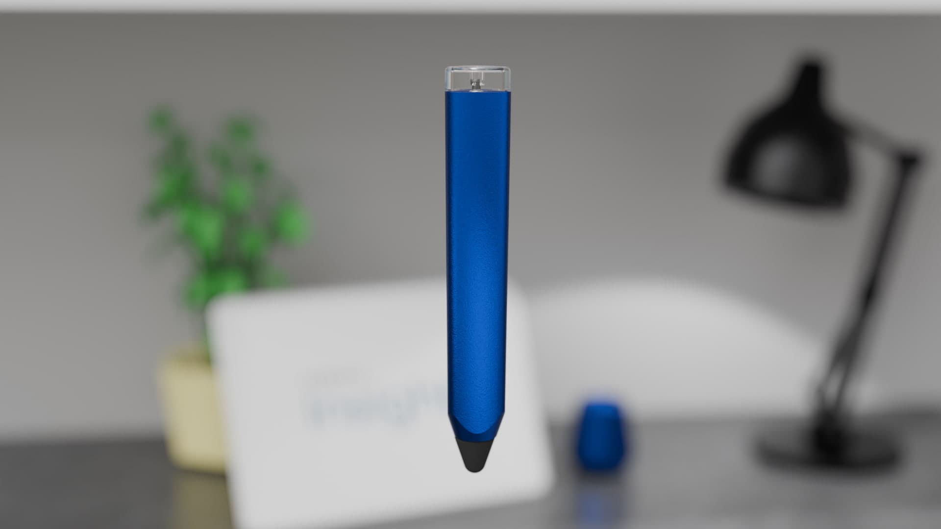 A 3D rendering of the Stylus that I created in Blender.